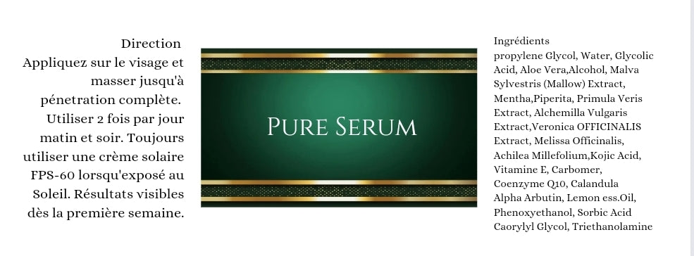 PURE SERUM ANTI-TACHES 30mL